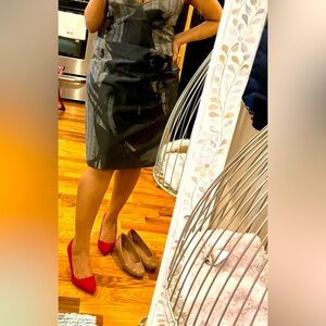 New Malo newspaper paint splat dress in M